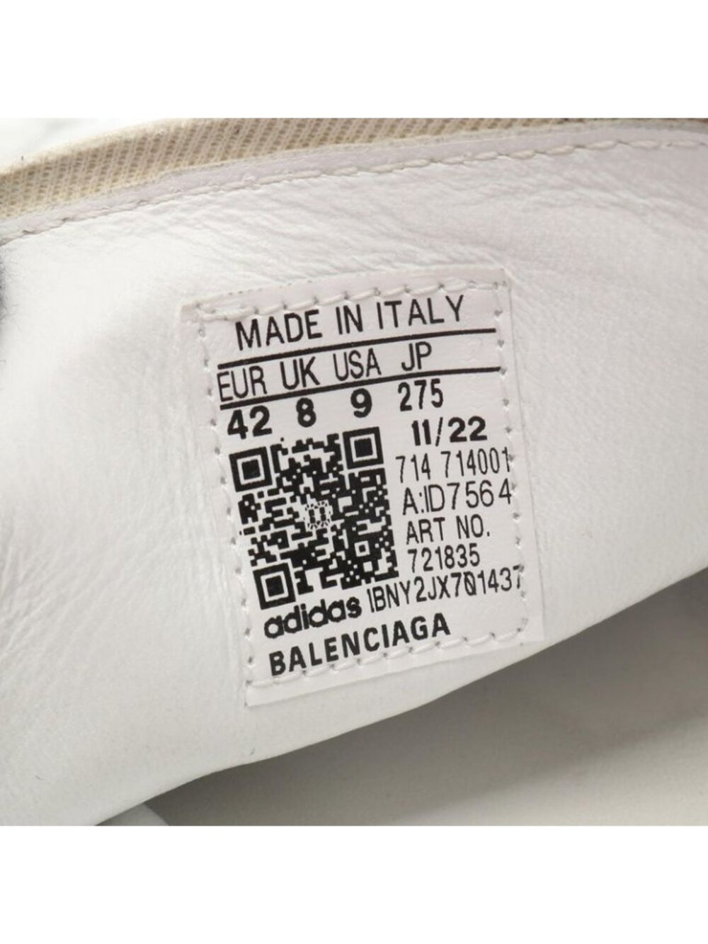 Balenciaga Sneakers Adidas Stan Smith White Green - Picture 6 of 11